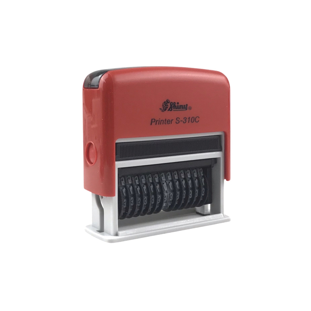 Dấu số xoay - Thẻ mực Shiny S310C 49x5mm