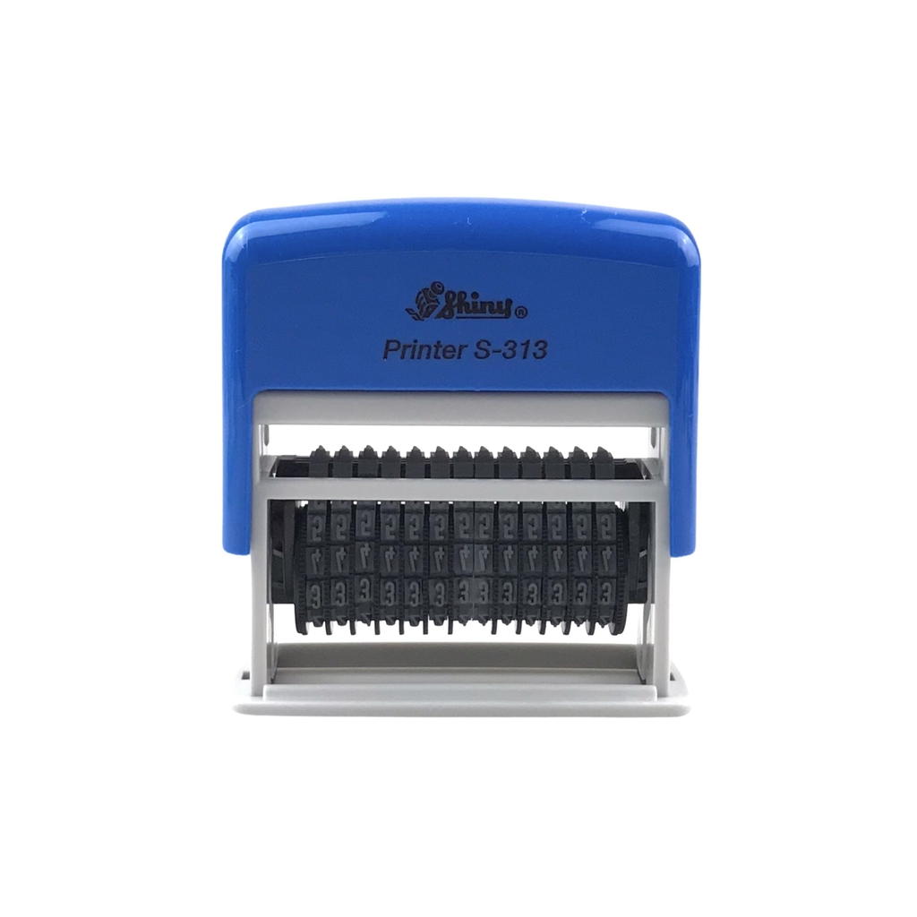 Dấu số xoay - Thẻ mực Shiny S313 13 số 3mm