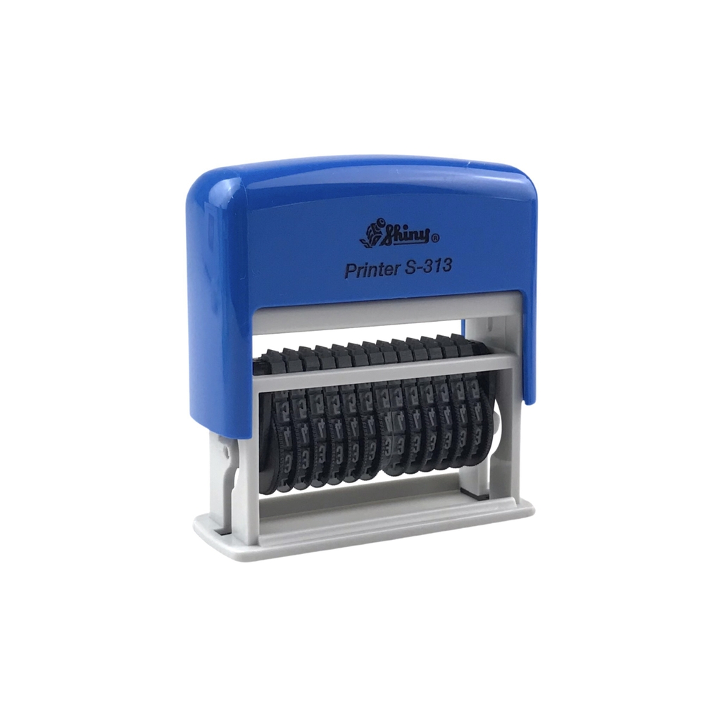 Dấu số xoay - Thẻ mực Shiny S313 13 số 3mm