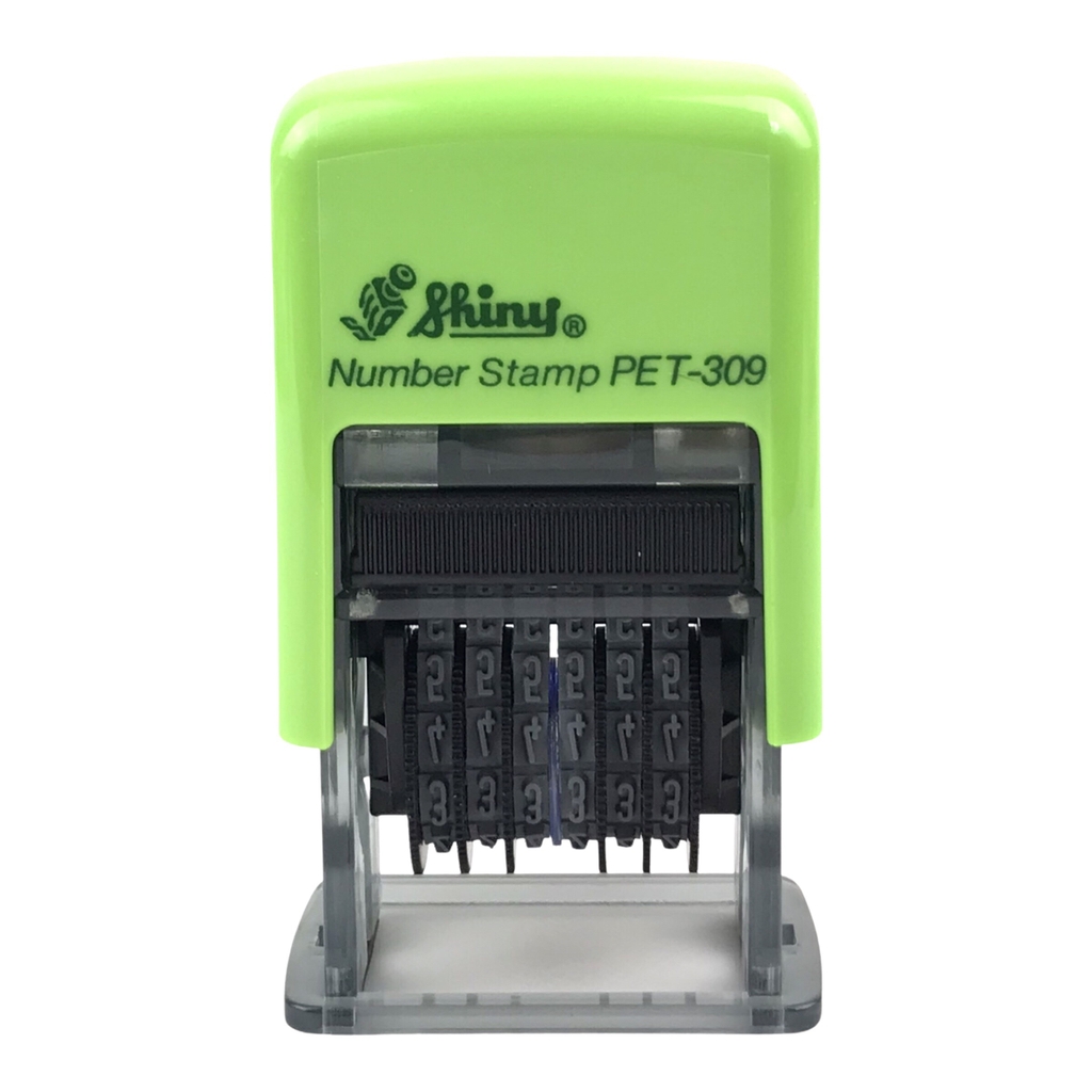 Dấu số xoay tự động - Thẻ mực Shiny PET309 6 số 3mm (12)