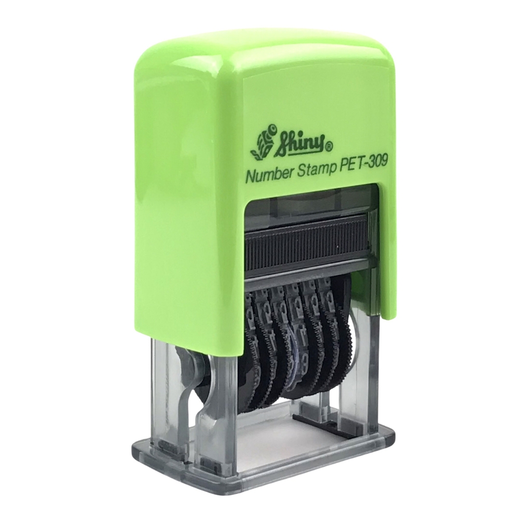 Dấu số xoay tự động - Thẻ mực Shiny PET309 6 số 3mm (12)