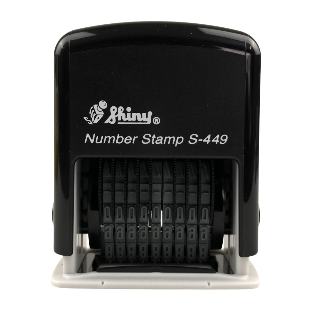 Dấu số xoay tự động - Thẻ mực Shiny S449 9 số 4mm