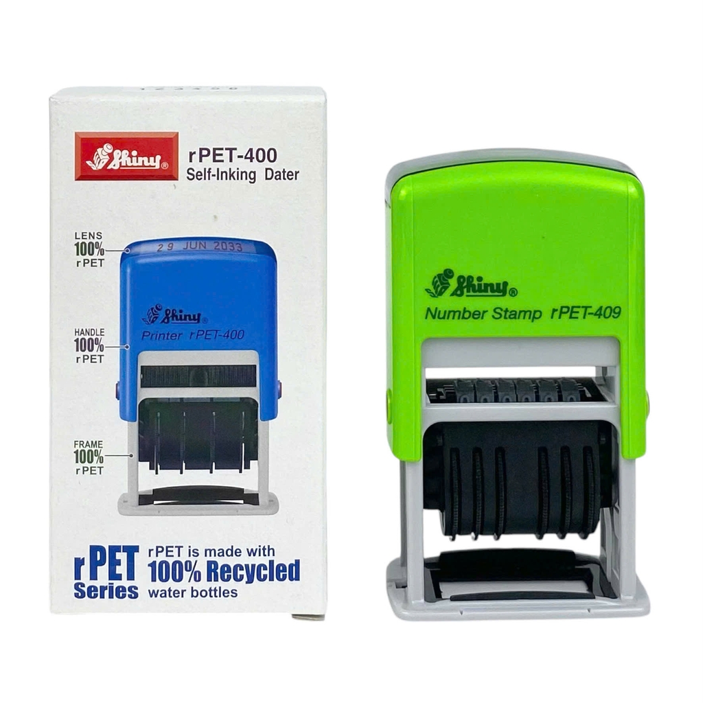 Dấu số xoay tự động - Thẻ mực Shiny PET409 6 số 4mm