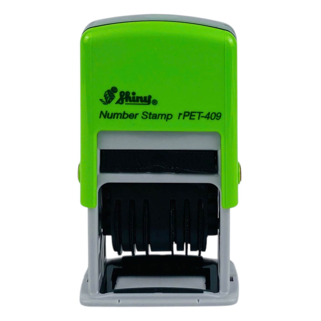Dấu số xoay tự động - Thẻ mực Shiny PET409 6 số 4mm
