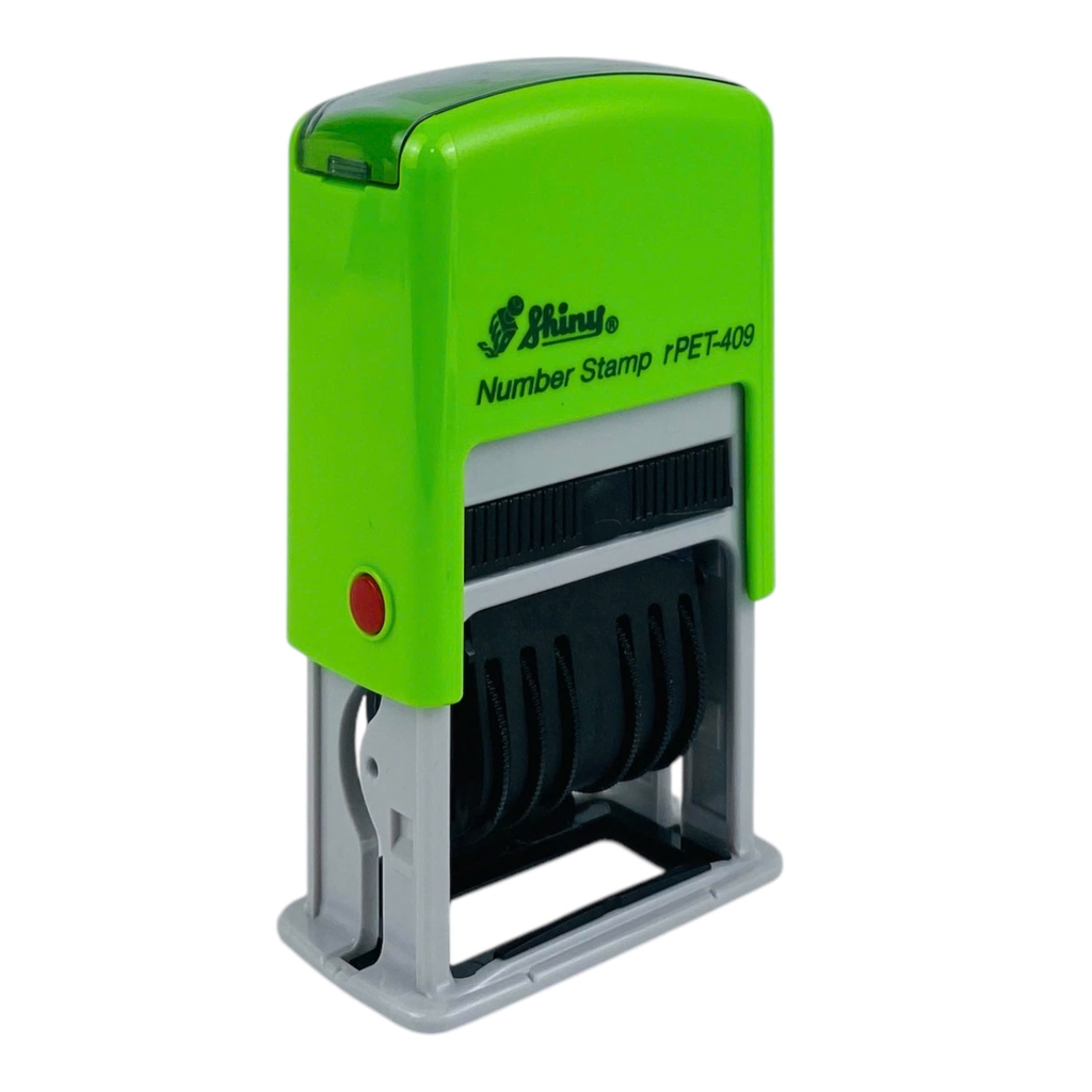 Dấu số xoay tự động - Thẻ mực Shiny PET409 6 số 4mm