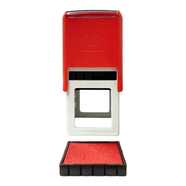 Dấu - Thẻ mực TD V3825 38x38mm vỏ xám đục (100)