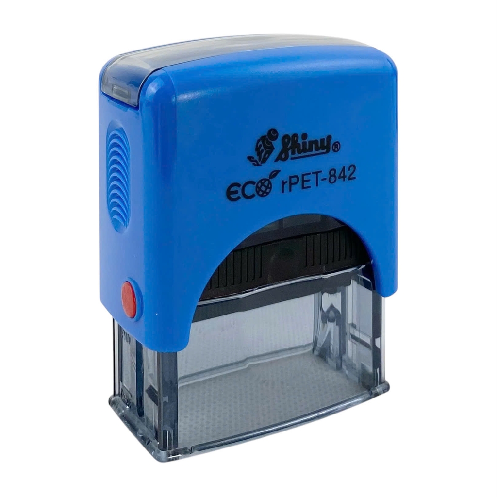 Dấu - Thẻ mực Shiny S842 38x14mm trắng