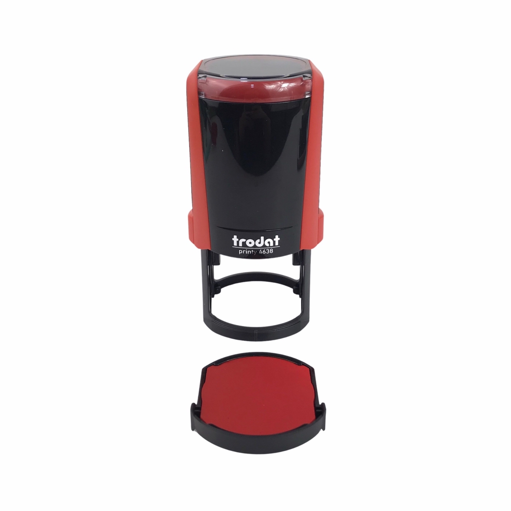Dấu Trodat 4638 Φ38mm không nắp đỏ