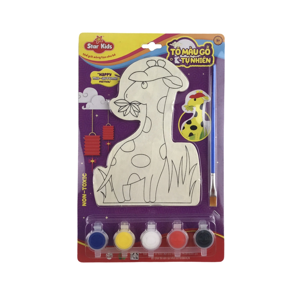 Gỗ tô màu Star Kids