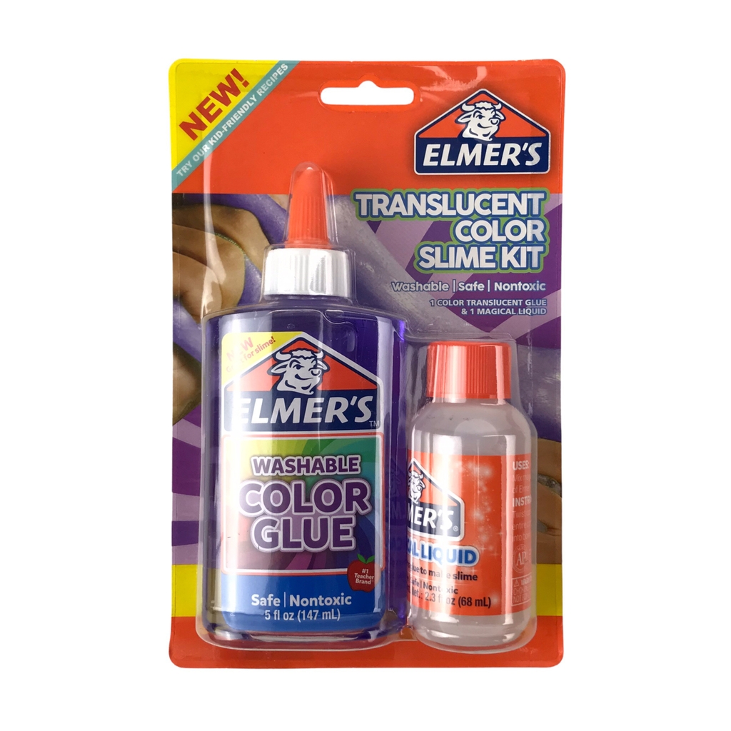 Bộ Dụng Cụ Làm Slime Elmer's Translucent Color Slime Kit