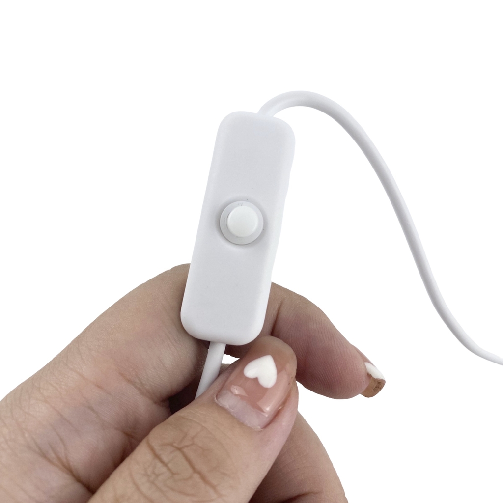 Đế gỗ có đèn led DG201 145x45x30mm 1 màu trắng