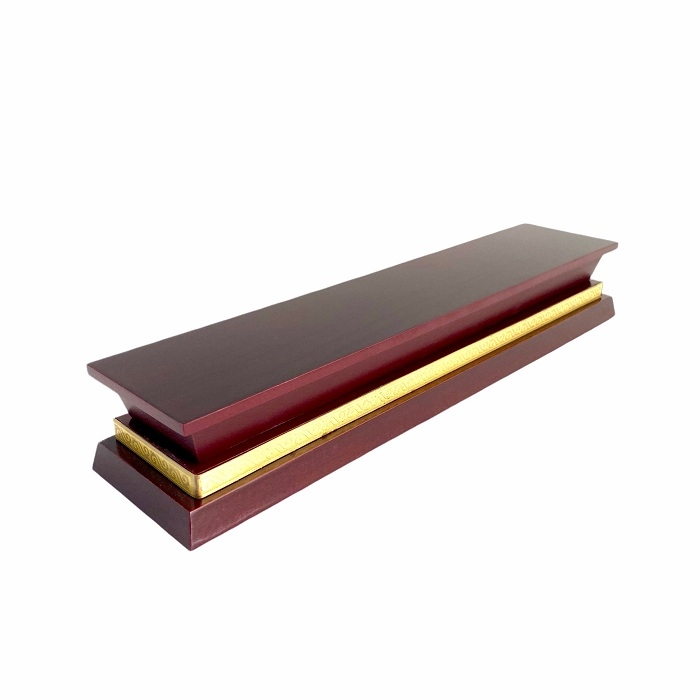 Chân đế gỗ hoa văn DG01 275x60mm