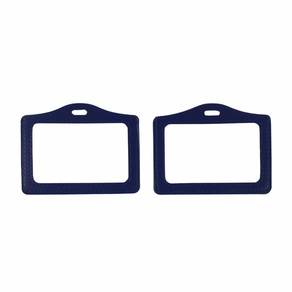 Bao đựng thẻ da 8.5x5.5cm 2 mặt kiếng ngang (50)