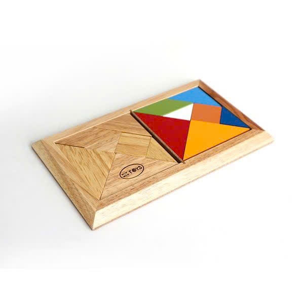 Đồ chơi bằng gỗ DT Win Win Toys 61172 - Tangram đôi