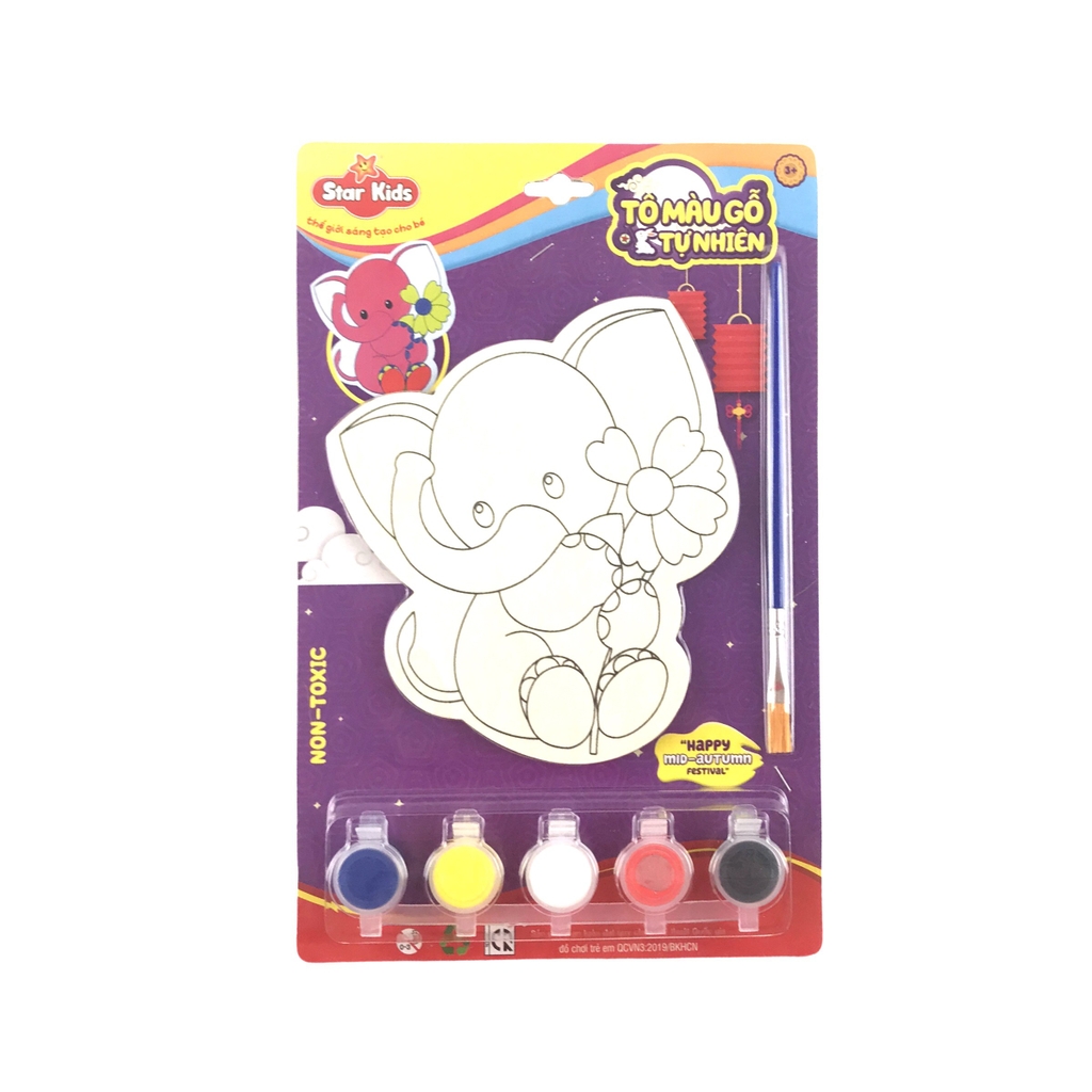 Gỗ tô màu Star Kids