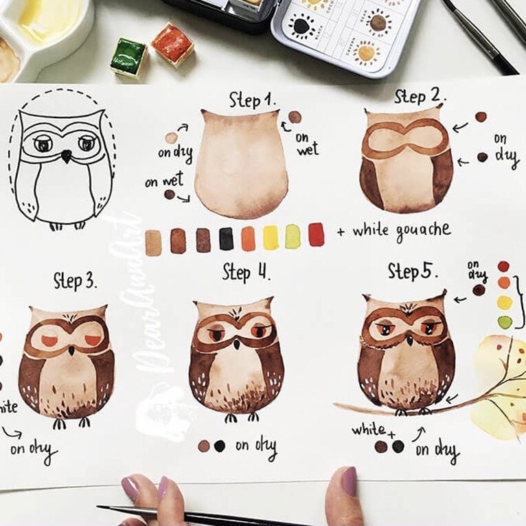 Bảng hướng dẫn pha màu Mont Marte MaXX0039