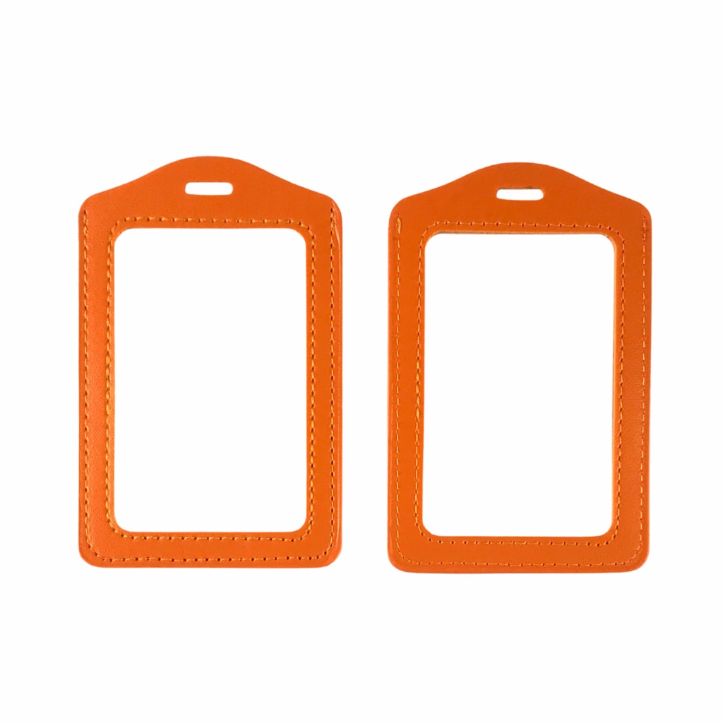 Bao đựng thẻ da 5.5x8.5cm 2 mặt kiếng đứng (50)