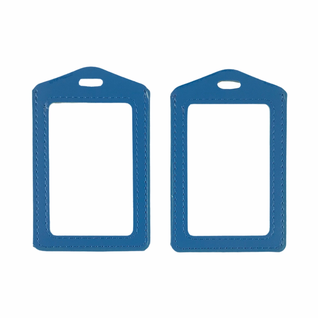 Bao đựng thẻ da 5.5x8.5cm 2 mặt kiếng đứng (50)