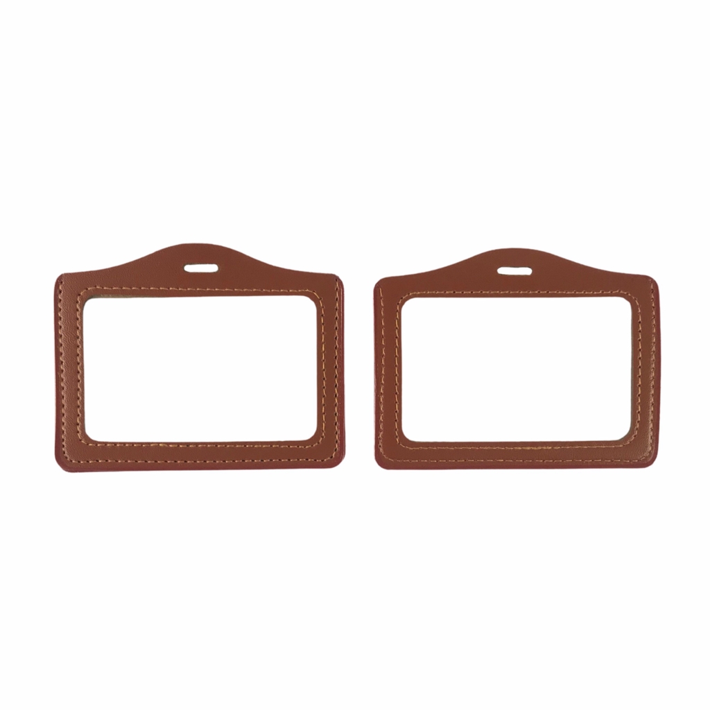 Bao đựng thẻ da 8.5x5.5cm 2 mặt kiếng ngang (50)