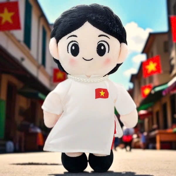 Gấu bông - Đồng chí hậu phương 25cm