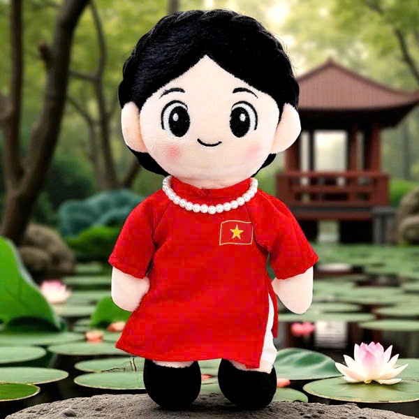 Gấu bông - Đồng chí hậu phương 25cm