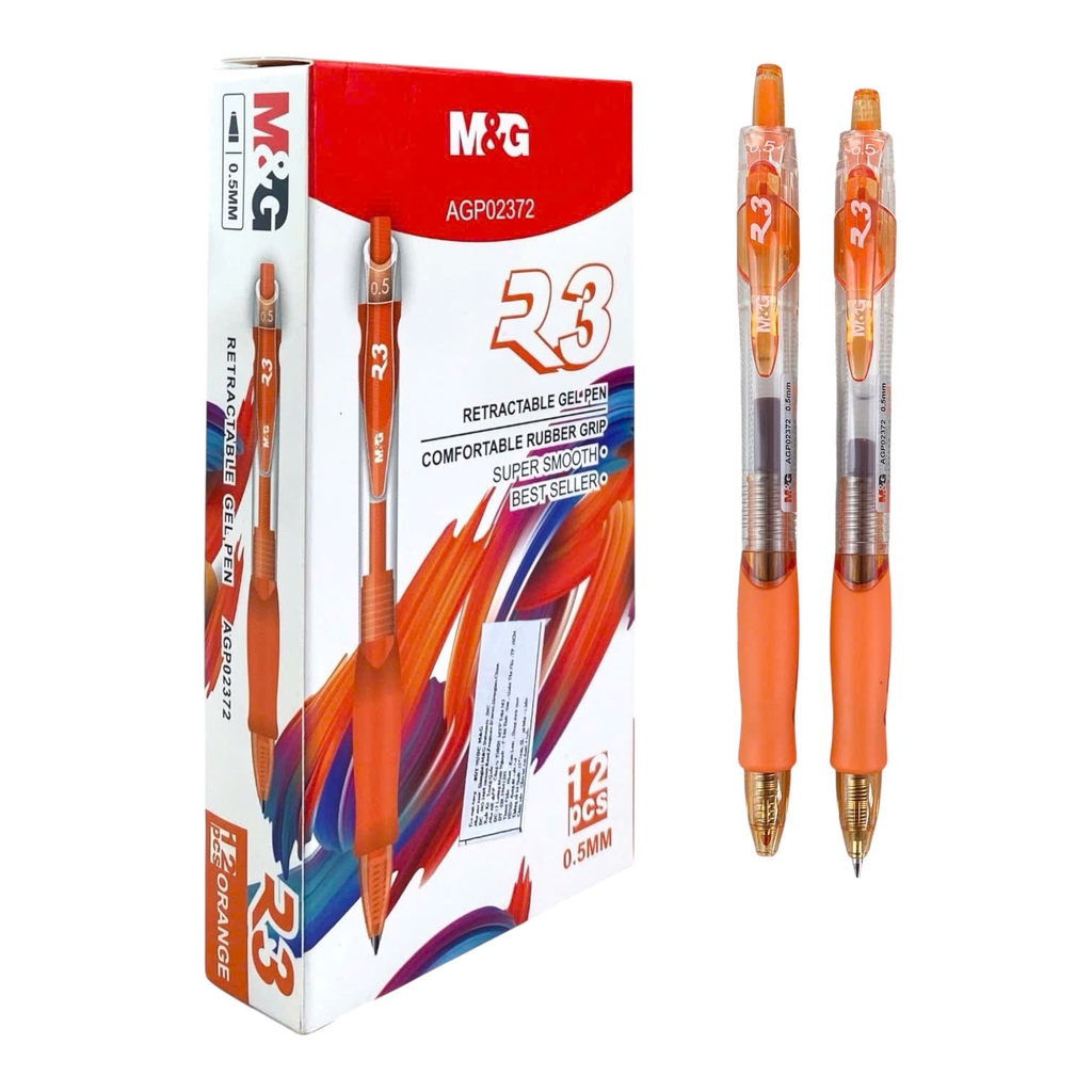 Bút gel MG AGP02372 0.5mm, bút nước, viết mực gel (12/144)