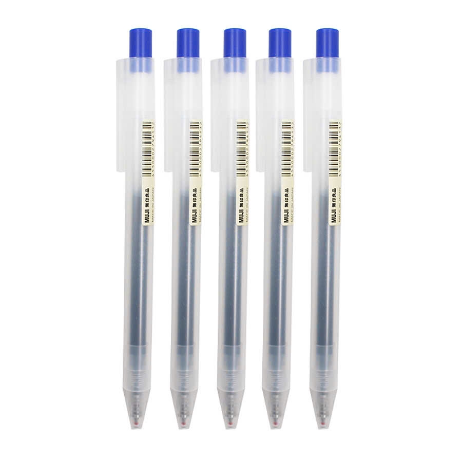 Bút gel Muji bấm, Bút nước, Bút gel (10)