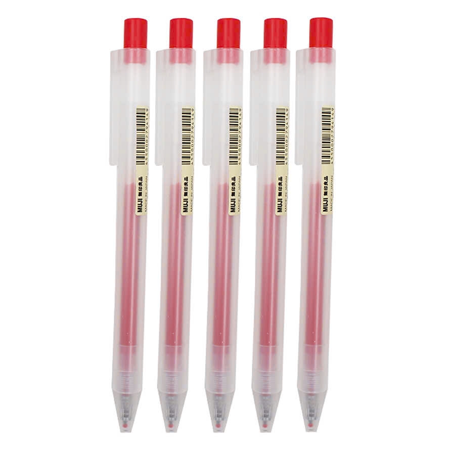 Bút gel Muji bấm, Bút nước, Bút gel (10)
