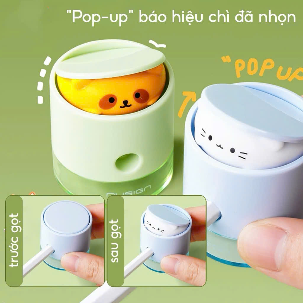 Chuốt chì Deli NS073, gọt bút chì, chuốt viết chì (12)