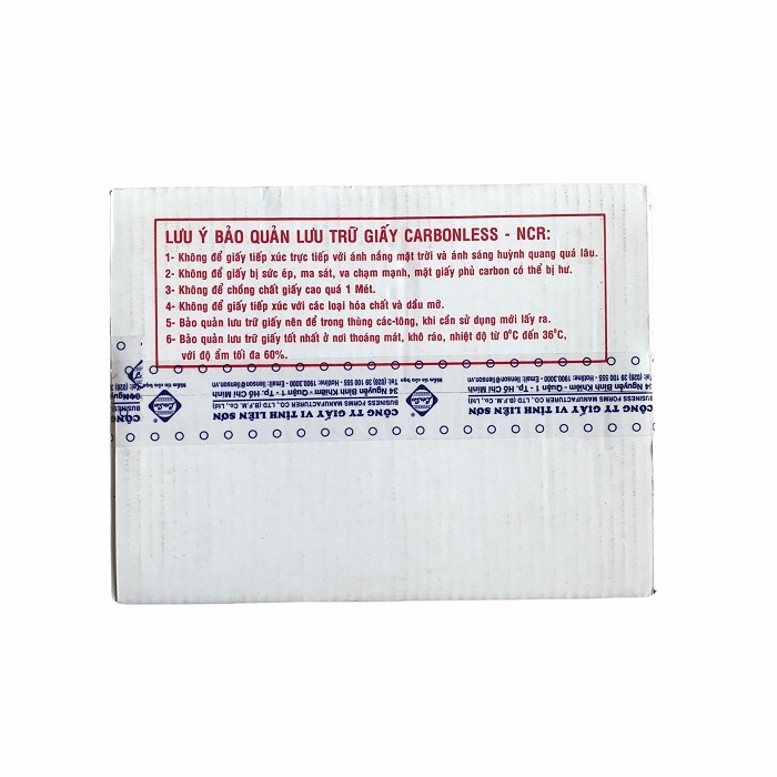 Giấy in liên tục LS K210x279mm 3 liên không chia A4