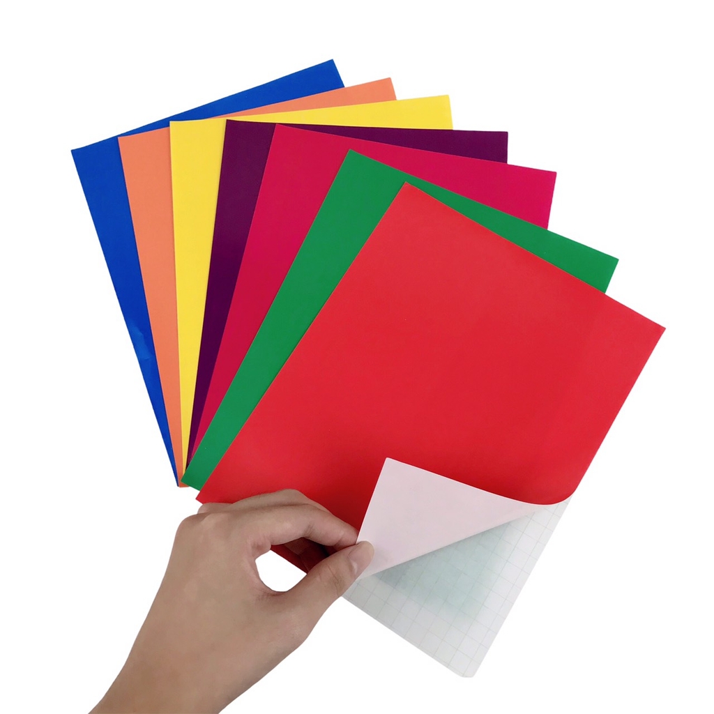 Giấy thủ công decal 16.5x21cm trung (10/100)
