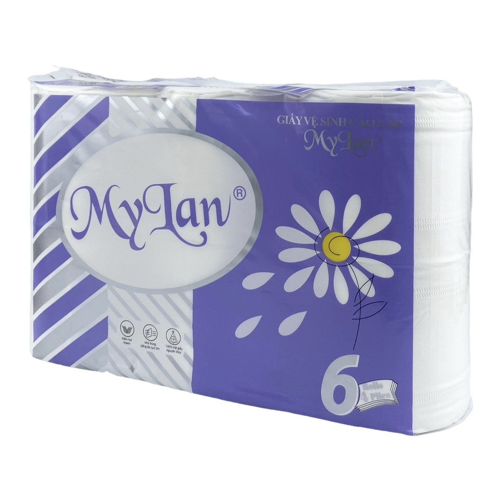 Giấy VS cuộn MyLan (3 cặp/ bịch)