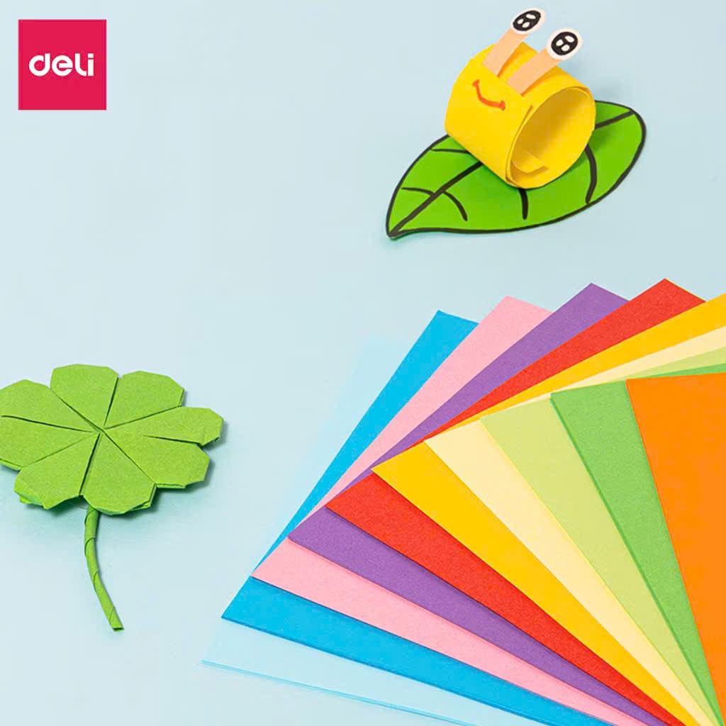 Giấy xếp hình Deli Origami Y015 15x15cm 100 tờ (20)