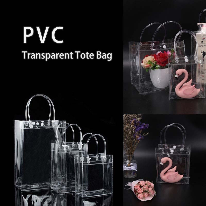 Giỏ nhựa trắng trong