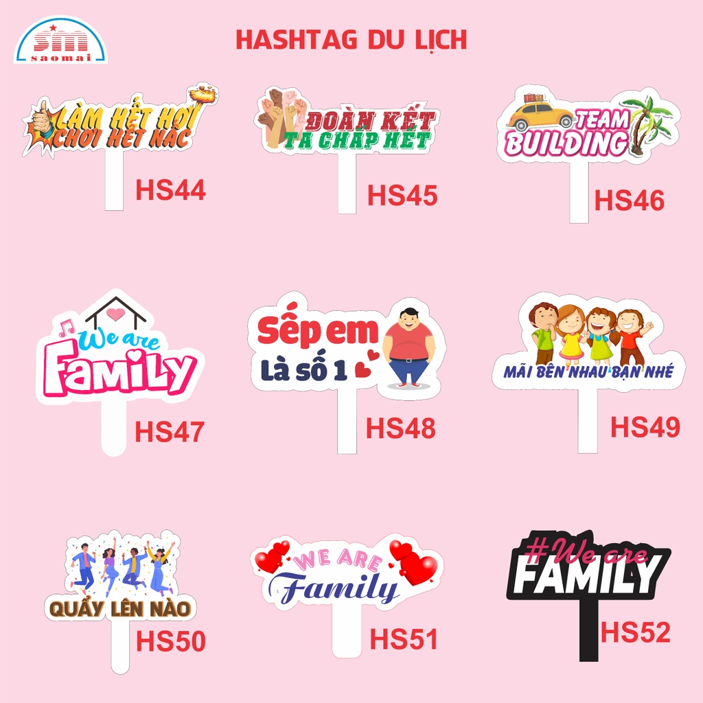 Hashtag cầm tay du lịch