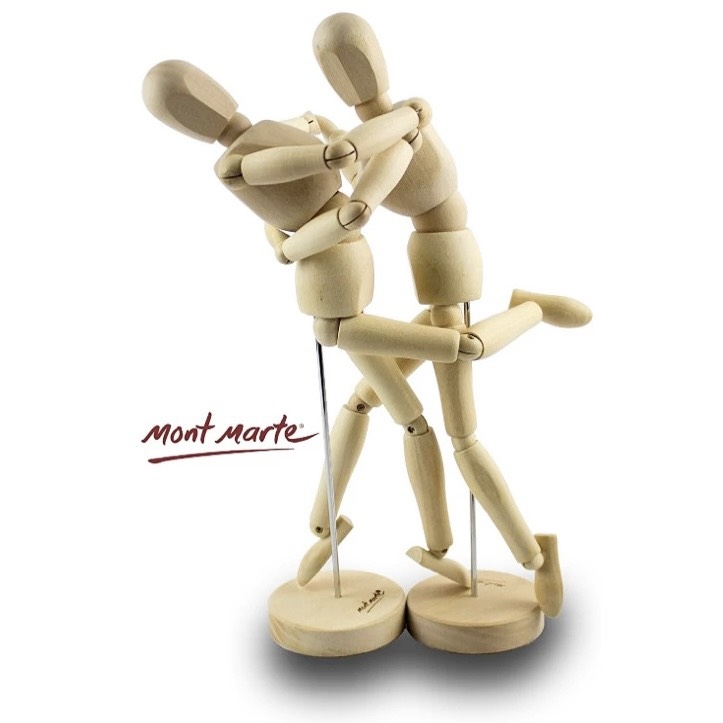 Hình nhân bằng gỗ Mont Marte AMM0001 30cm