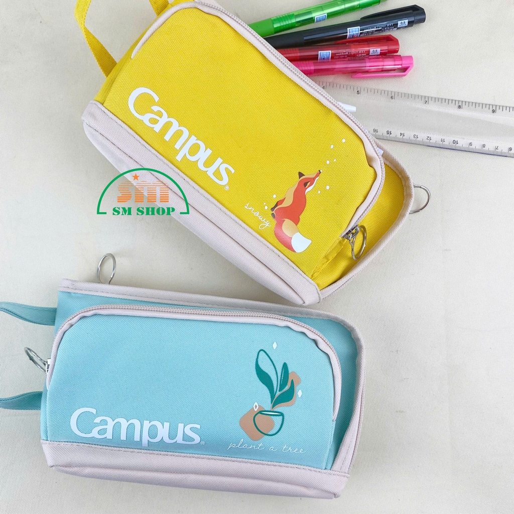 Hộp bút vải Campus PCS-YOF-BG