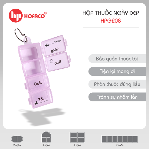 Hộp đựng thuốc Hofaco HPG208 (10)