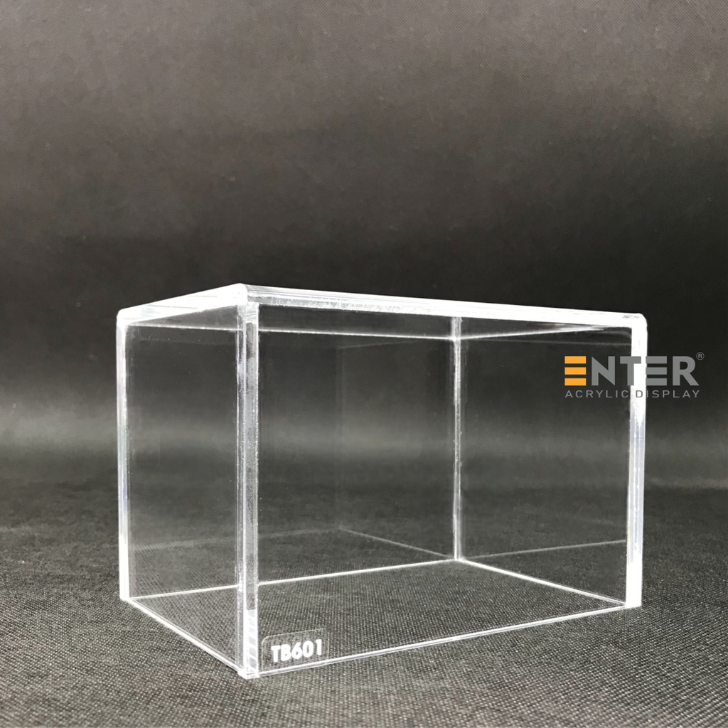 Hộp mica không nắp Enter TB601 100x150x100mm mica dày 5mm, Khay chia ngăn kéo hộc tủ, Khay nhựa đựng đồ dùng, Hộp chống bụi