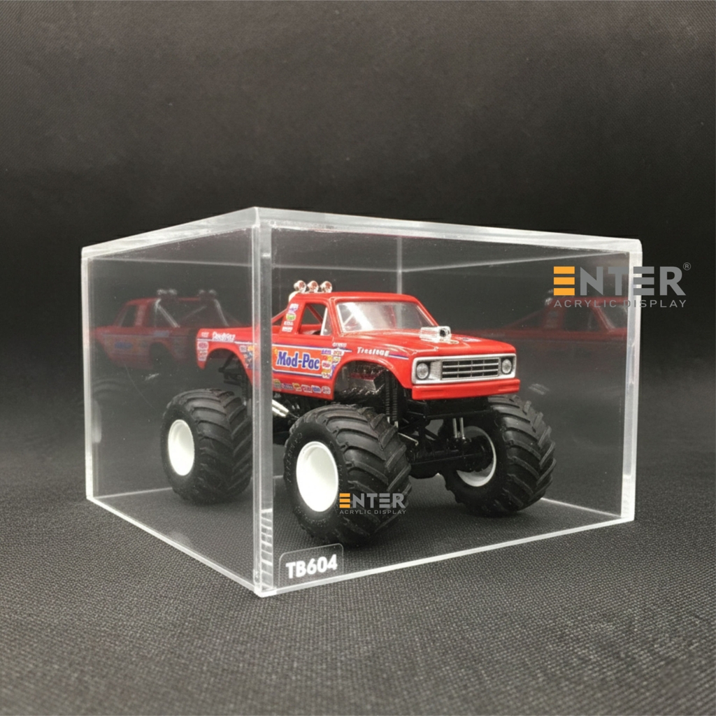 Hộp mica không nắp Enter TB604 150x150x100mm mica dày 5mm, Khay chia ngăn kéo hộc tủ, Khay nhựa đựng đồ dùng, Hộp chống bụi