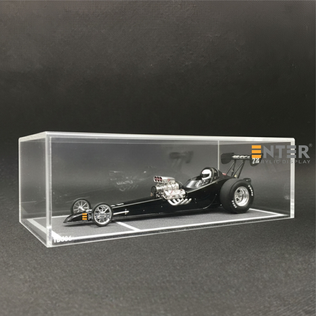 Hộp mica không nắp Enter TB606 150x300x100mm mica dày 5mm, Khay chia ngăn kéo hộc tủ, Khay nhựa đựng đồ dùng, Hộp chống bụi