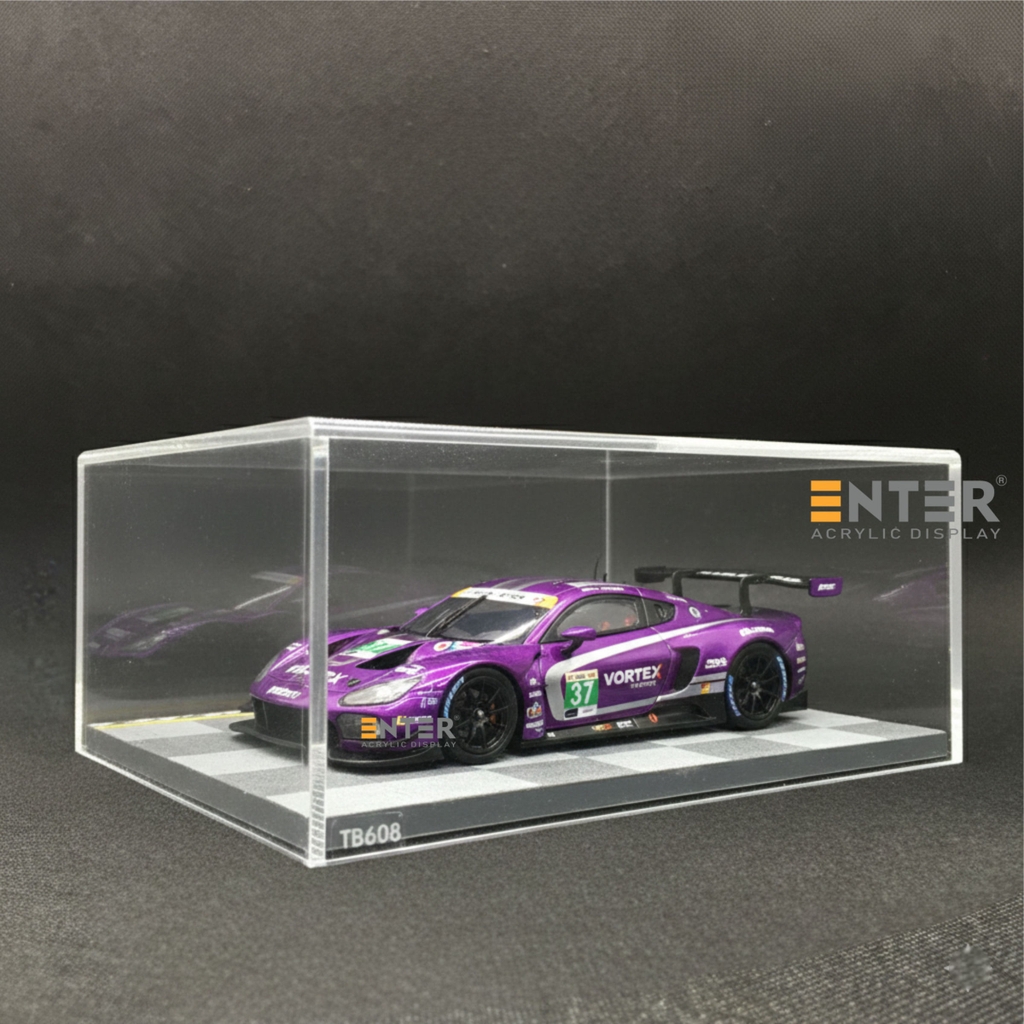 Hộp mica không nắp Enter TB608 200x200x100mm mica dày 5mm, Khay chia ngăn kéo hộc tủ, Khay nhựa đựng đồ dùng, Hộp chống bụi