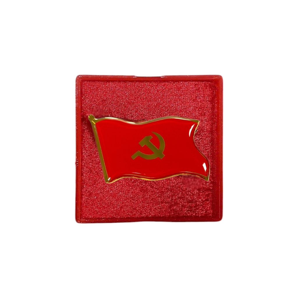 Hộp nhựa đựng thẻ số 4 6x6cm đỏ nhung