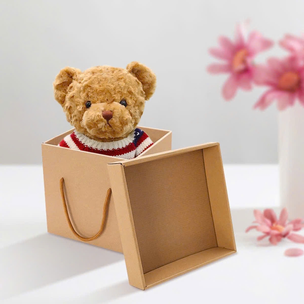 Hộp xếp quai kraft LL vuông