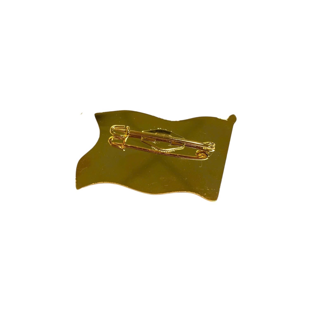 Huy hiệu cài áo inox BT59 / BT60 hàn kim 004S mạ vàng, Huy hiệu lá cờ, Huy hiệu đại biểu, Huy hiệu đại hội, Cài áo cờ Đảng