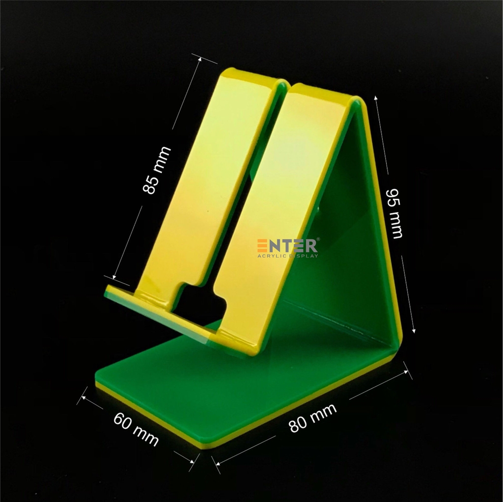 Kệ điện thoại mica 2 màu