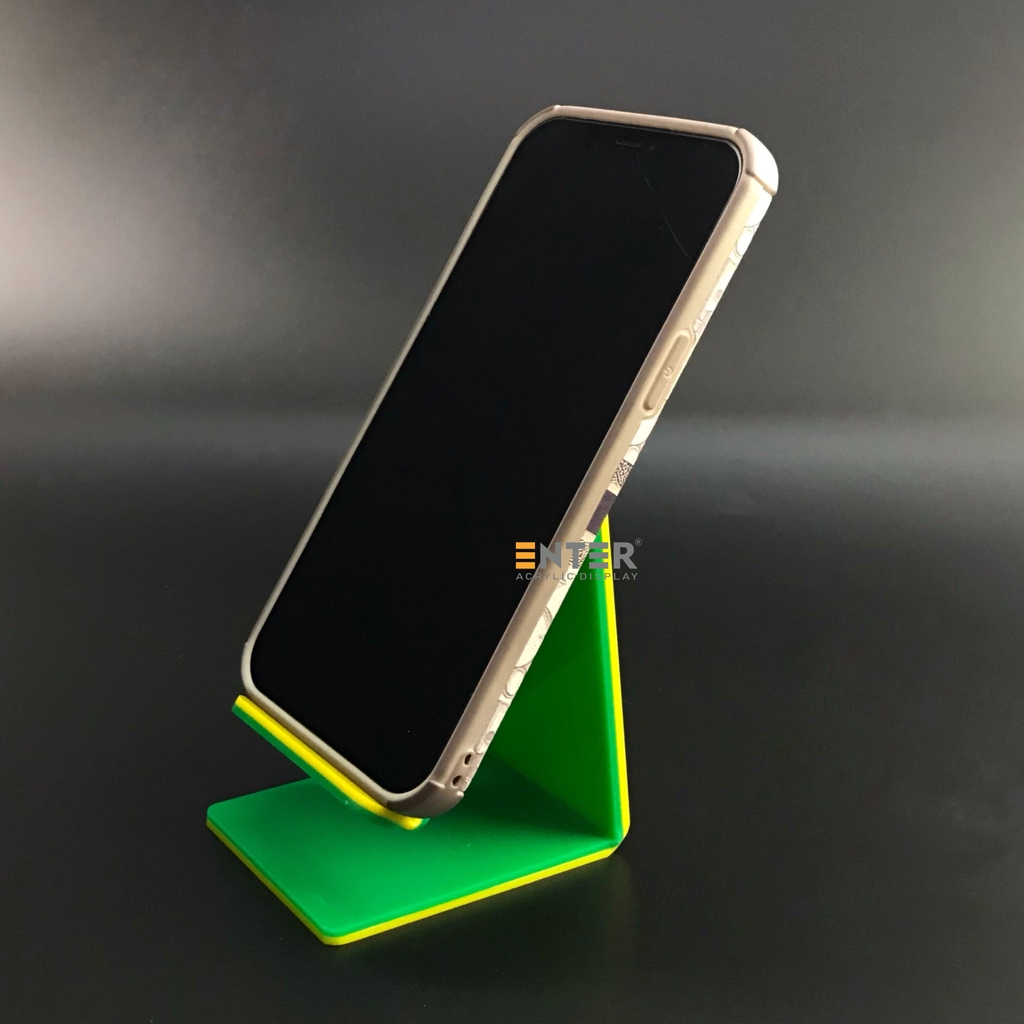 Kệ điện thoại mica 2 màu