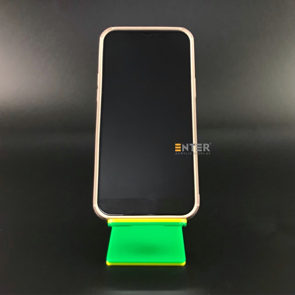 Kệ điện thoại mica 2 màu