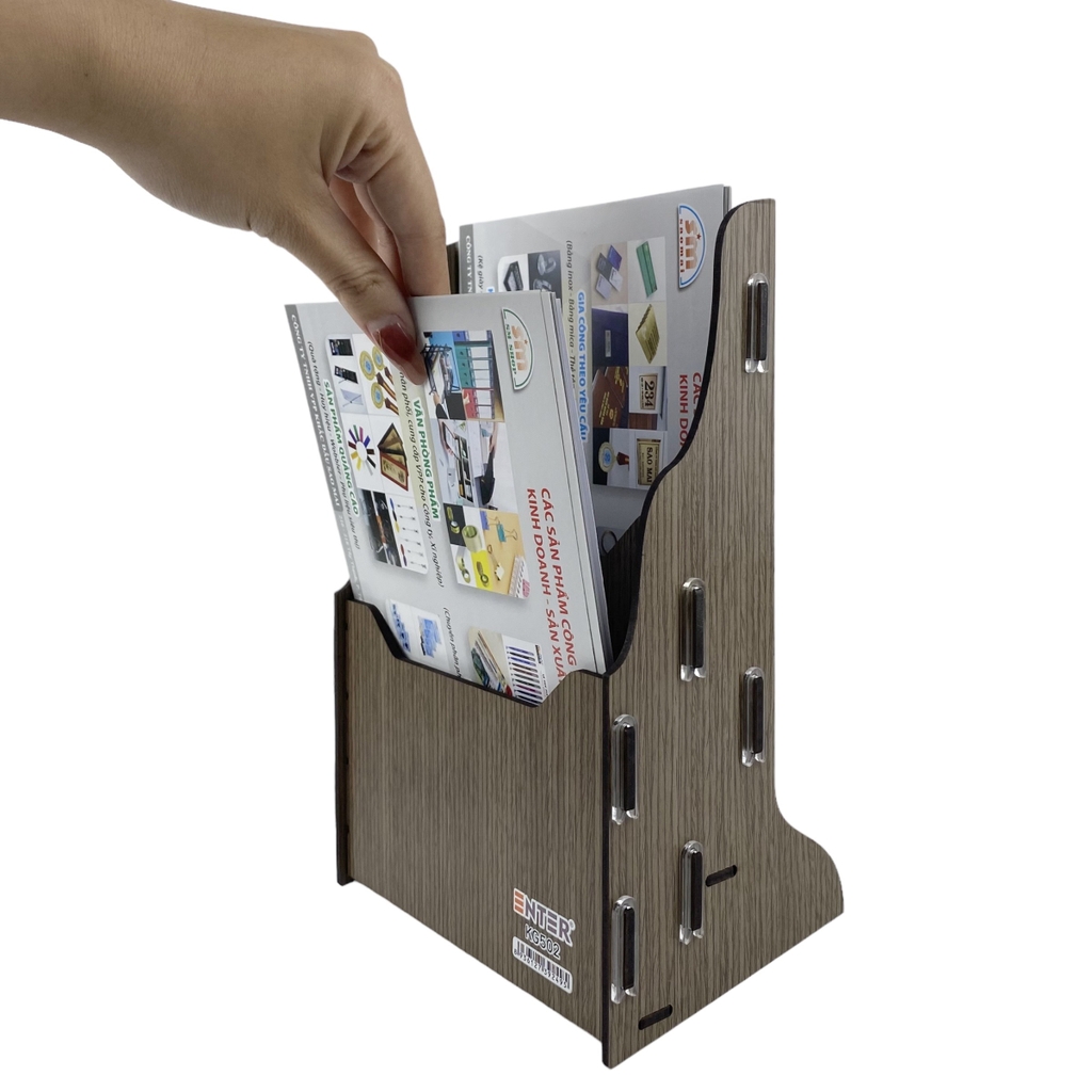 Kệ gỗ 2 ngăn Enter KG502 A5 lắp ráp