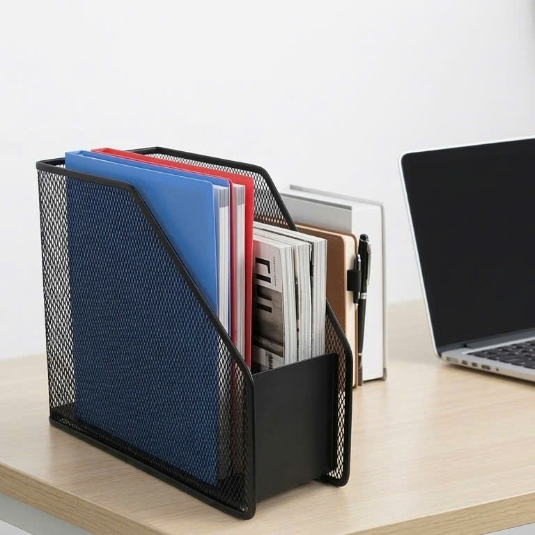 Kệ hồ sơ 1 ngăn lưới Toppoint HY3172, Kệ rổ, Kệ đựng hồ sơ